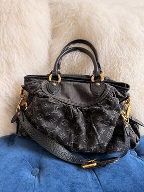 Louis vuitton Denim Neo Cabby MM Black